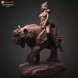 Figura de Tyrande y Ash'alah - World of Warcraft