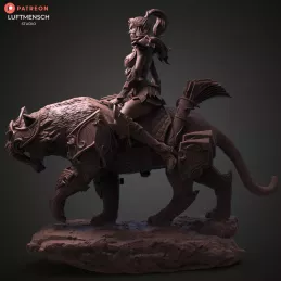 Figura de Tyrande y Ash'alah - World of Warcraft
