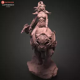 Figura de Tyrande y Ash'alah - World of Warcraft