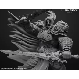 Figura de Varian Wrynn - World of Warcraft