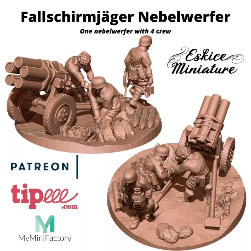 Lance-Roquettes Multiples Allemand Nebelwerfer