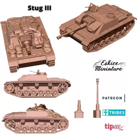 Véhicule Blindé Allemand Stug III