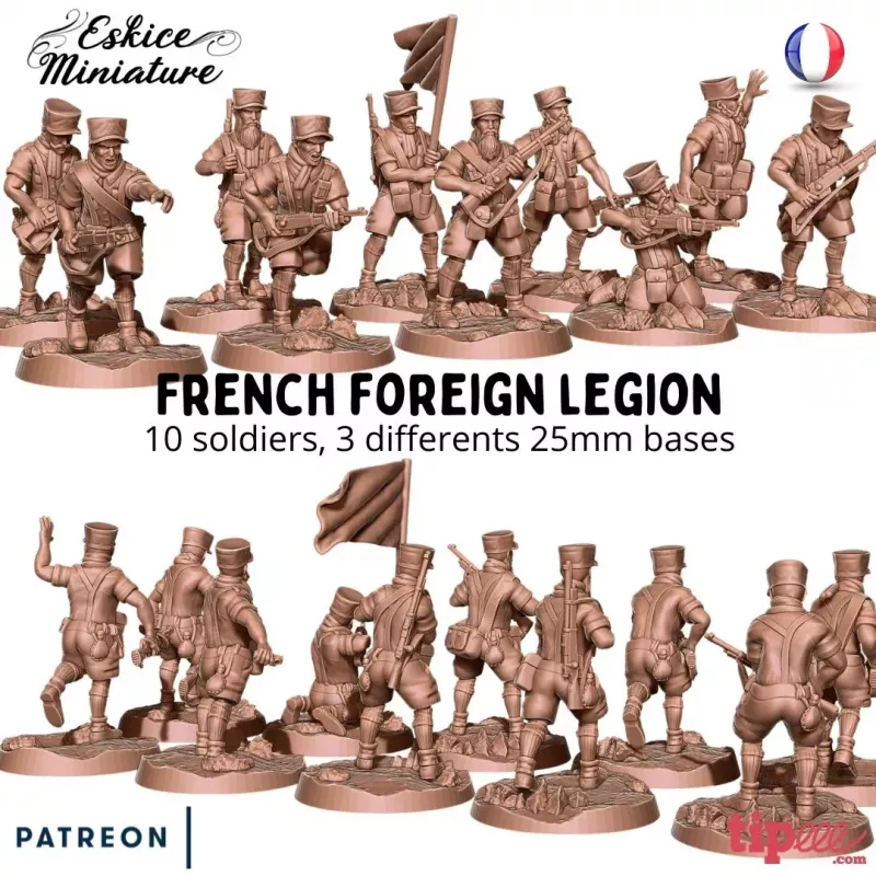 10 Soldats de la Légion étrangère