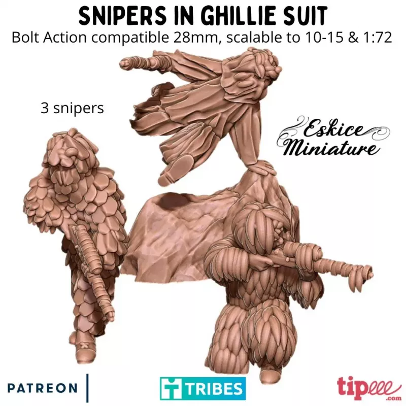 Snipers Français en Ghillie suit