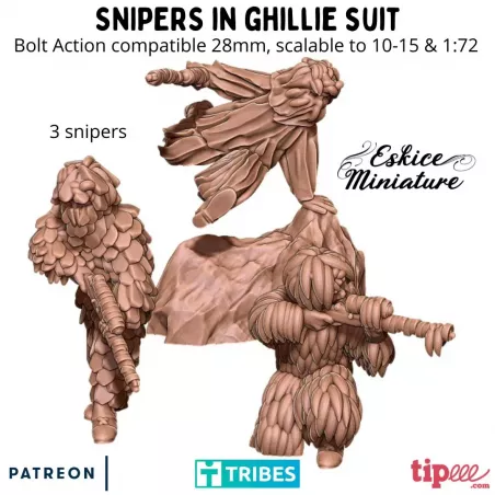 Snipers Français en Ghillie suit