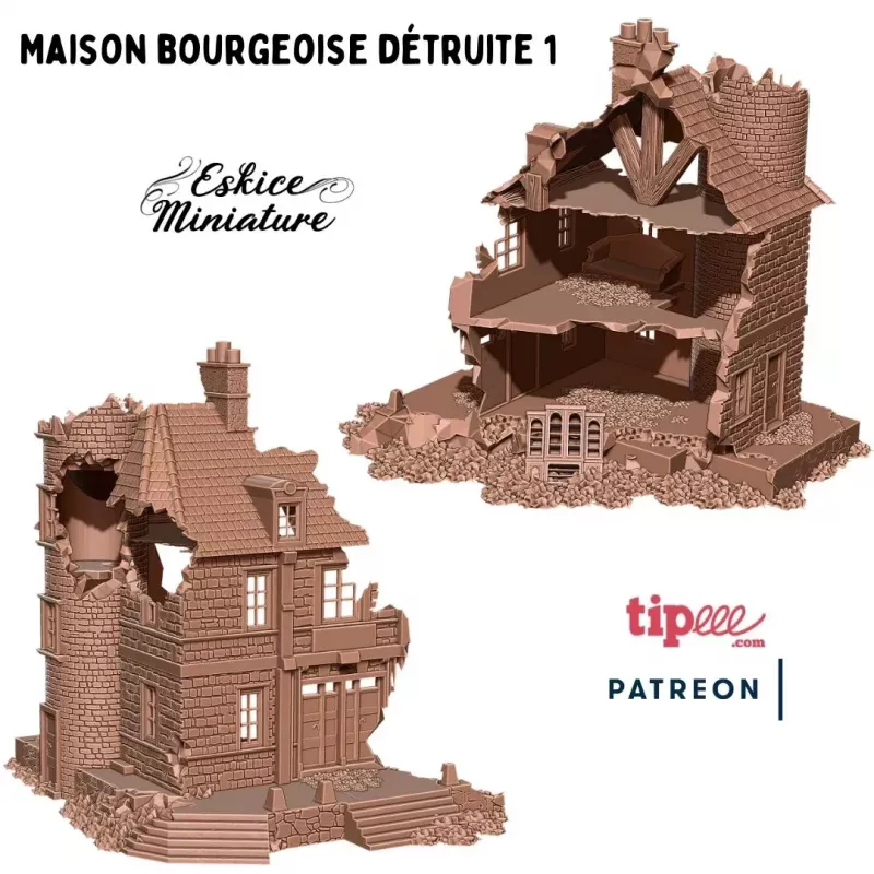Maison Bourgeoise Détruite