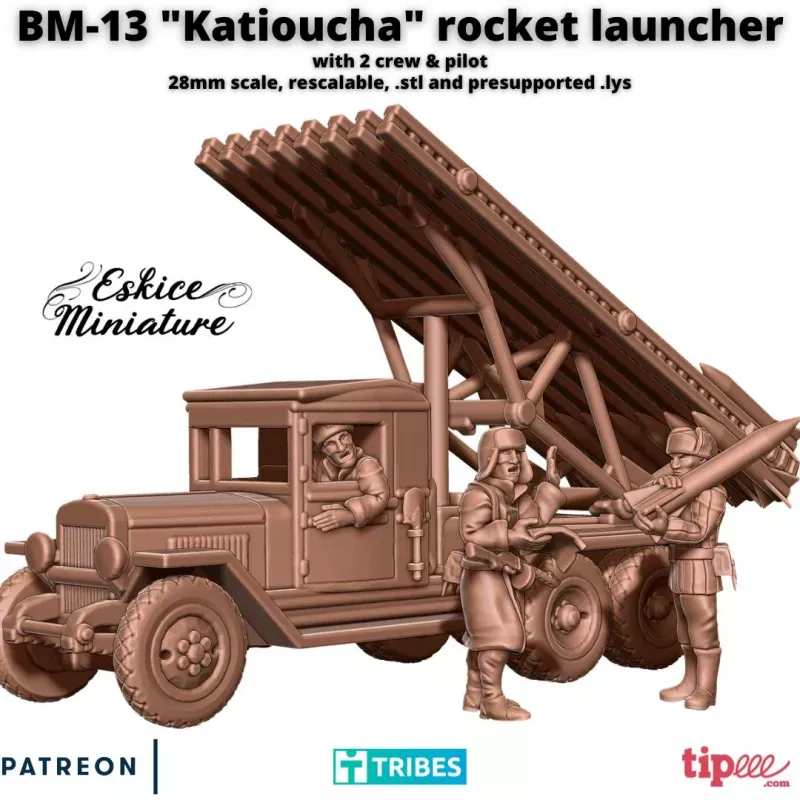 Camion BM-13 Katioucha avec Équipage