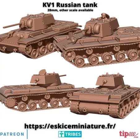 Tank Russe KV1