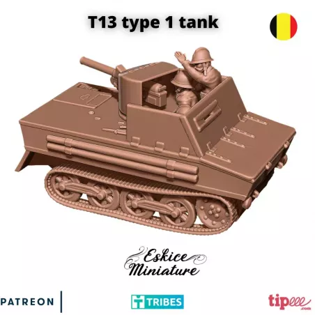 Char Léger Belge T13 Type 1