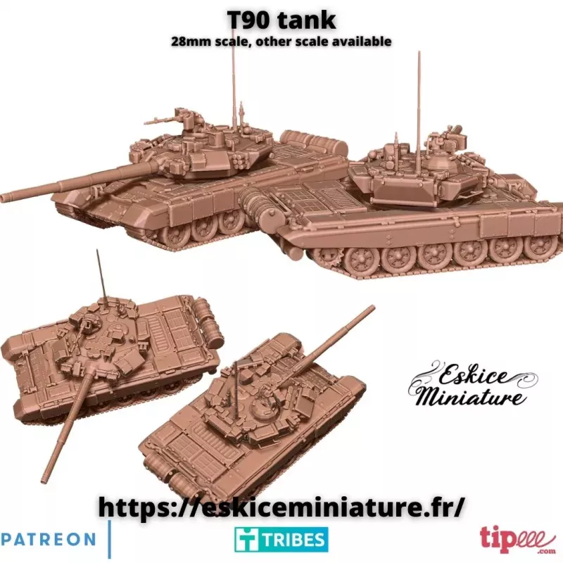 Char Russe T-90