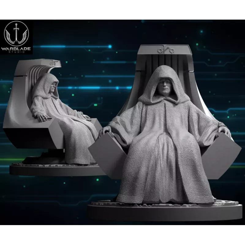 Figura de Palpatine para el juego de mesa Star Wars Shatterpoint