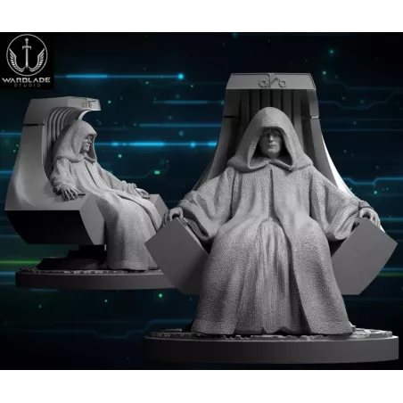 Figura de Palpatine para el juego de mesa Star Wars Shatterpoint