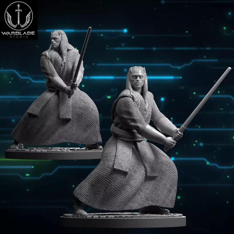 Figura de Eeth Koth para el juego de mesa Star Wars Shatterpoint