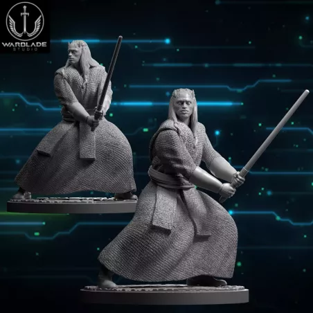 Figura de Eeth Koth para el juego de mesa Star Wars Shatterpoint