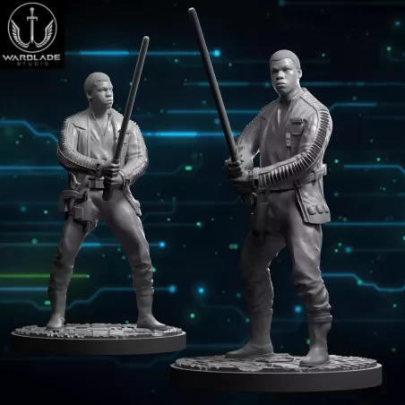 Figura de Finn para el juego de mesa Star Wars Shatterpoint