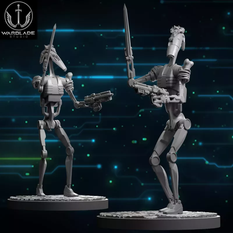 Figura de Mister Bones para el juego de mesa Star Wars Shatterpoint