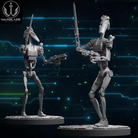 Figura de Mister Bones para el juego de mesa Star Wars Shatterpoint