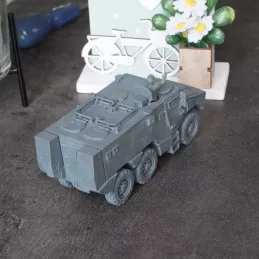Miniatura de un vehículo blindado polivalente VBMR en 15 mm, 20 mm, 28 mm
