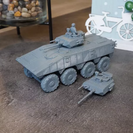 Miniatura de un VBCI en 15mm, 20mm, 28mm