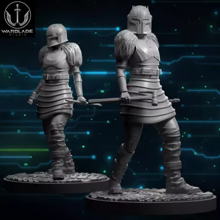 Figura de Ven Zallow para el juego de mesa Star Wars Shatterpoint