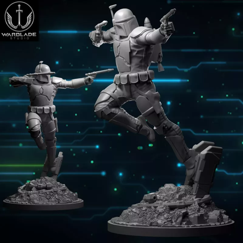 Figura de Ven Zallow para el juego de mesa Star Wars Shatterpoint