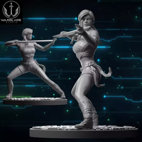 Figura de Ven Zallow para el juego de mesa Star Wars Shatterpoint