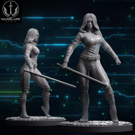 Figura de Ven Zallow para el juego de mesa Star Wars Shatterpoint
