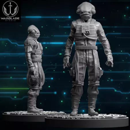 Ven Zallow Figure for Star Wars Shatterpoint Board Game
