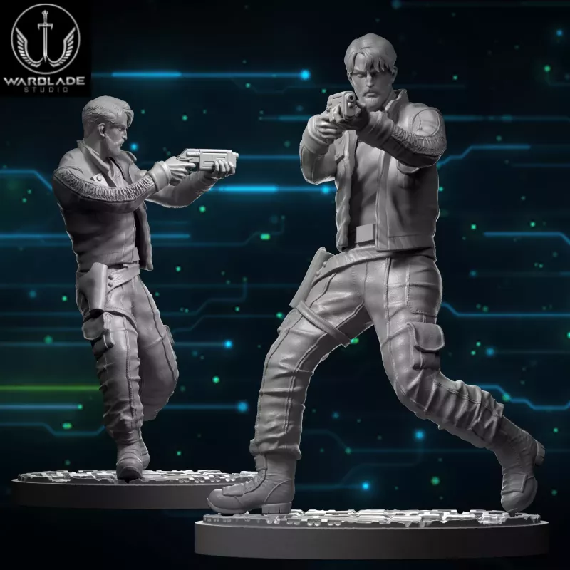 Ven Zallow Figure for Star Wars Shatterpoint Board Game