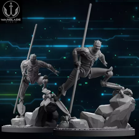 Figura de Ven Zallow para el juego de mesa Star Wars Shatterpoint