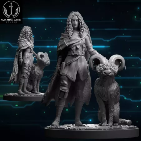 Figura de Ven Zallow para el juego de mesa Star Wars Shatterpoint