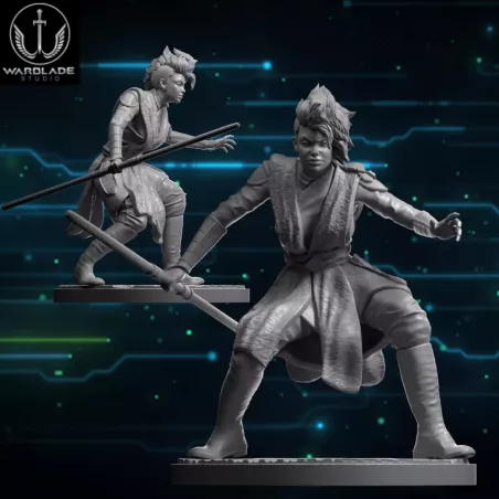 Figura de Ven Zallow para el juego de mesa Star Wars Shatterpoint