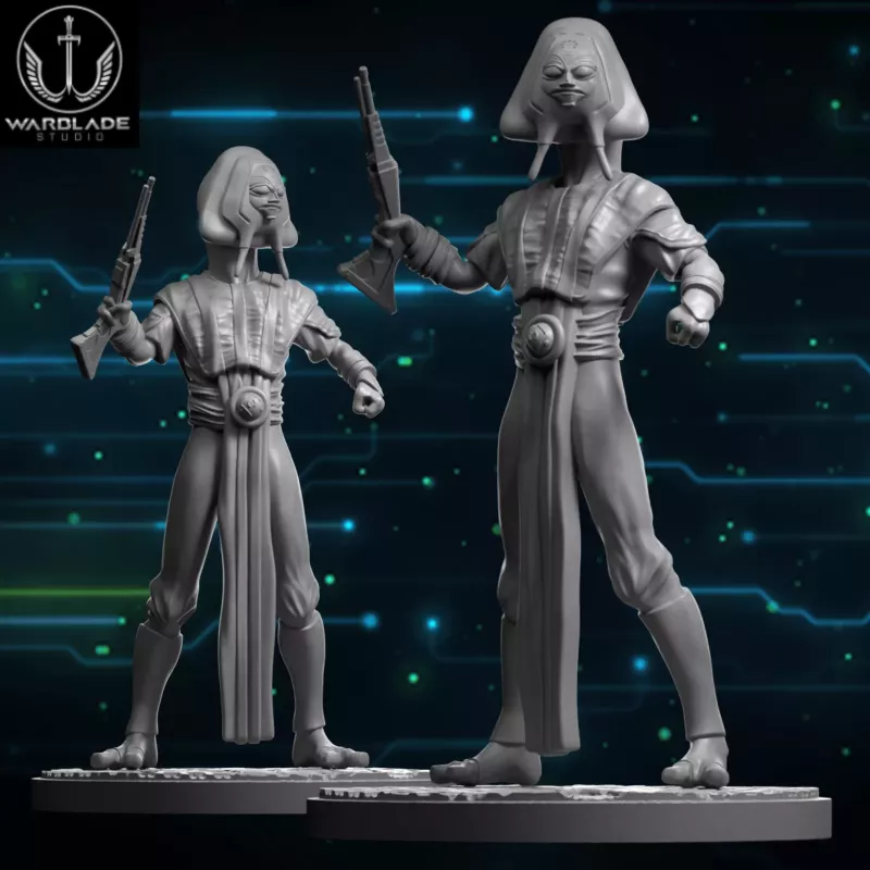 Figura de Ven Zallow para el juego de mesa Star Wars Shatterpoint