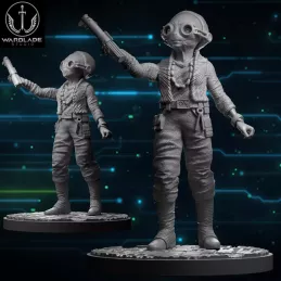 Figura de Ven Zallow para el juego de mesa Star Wars Shatterpoint