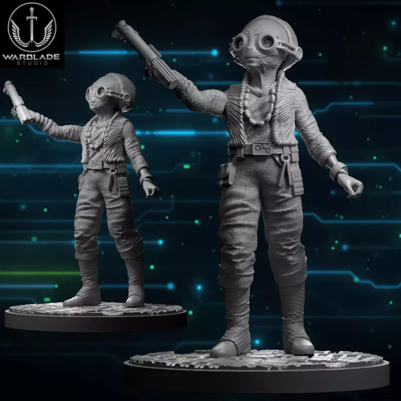 Figura de Ven Zallow para el juego de mesa Star Wars Shatterpoint