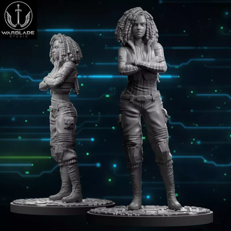 Figura de Ven Zallow para el juego de mesa Star Wars Shatterpoint