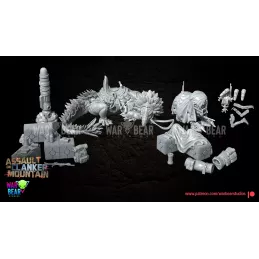 Decoración de campo y campamento de montaña de Star Wars Legion