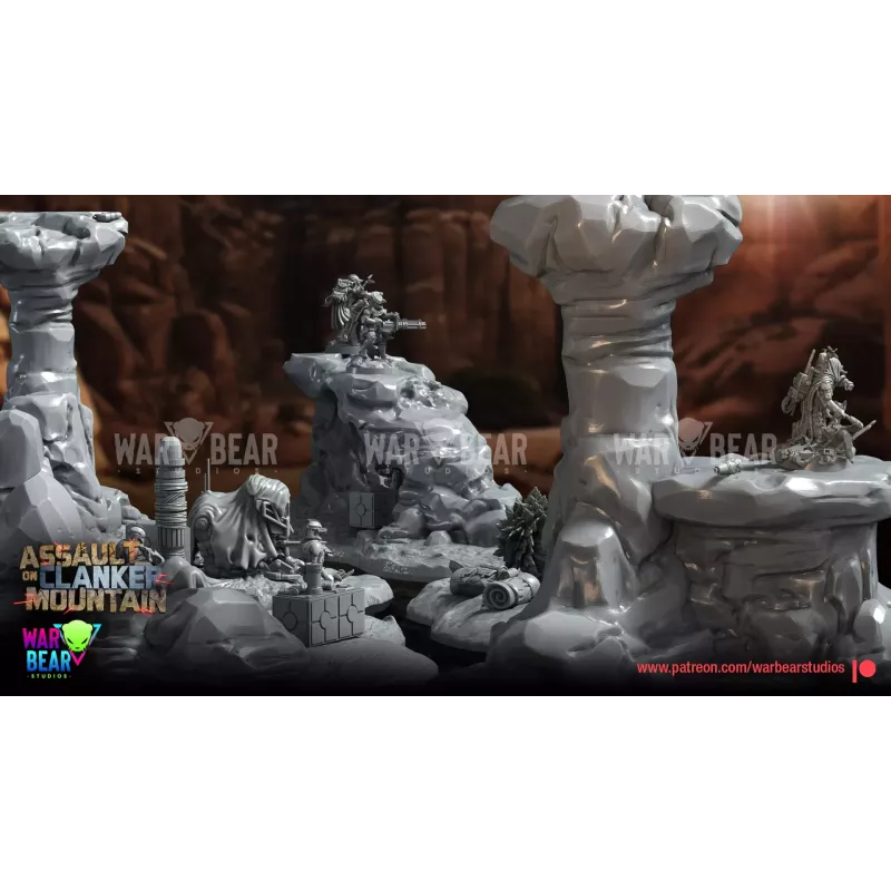 Campement et Terrain de Montagne - SW Legion